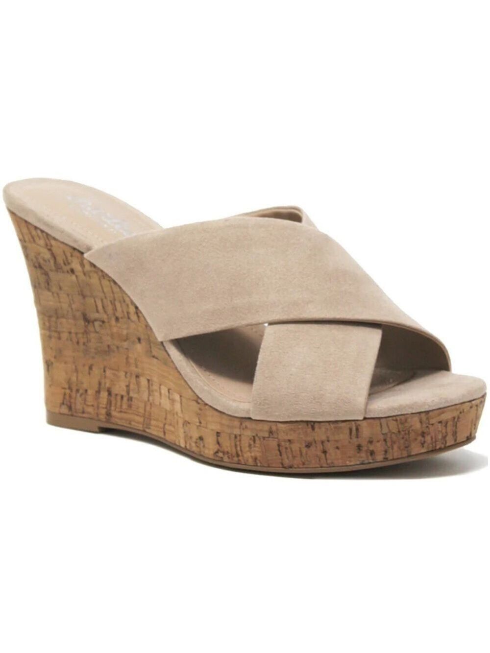 Women’s Charles By Charles David Latrice Tan Wedge Sandals Size 9 US!
